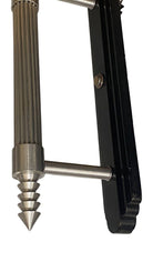Large 30" Machine Age Spun Aluminum & Steel Torchiere Wall Sconce, 4 Available