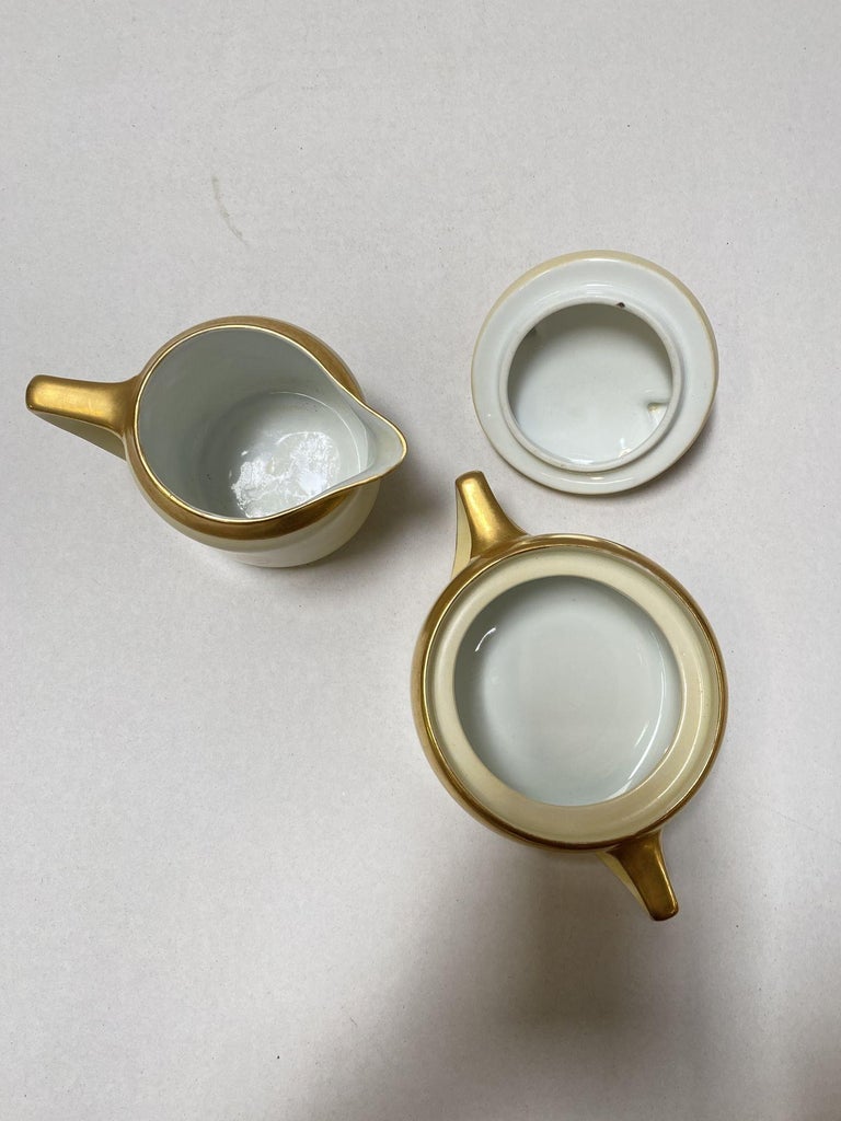 Rosenthal Serb Bavaria Donatello Porcelain Creamer & Sugar Bowl