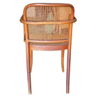 Josef Hoffmann for Stendig Bentwood Cane Dining Chairs, Set of Six