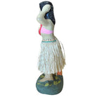 Post War Ceramic "Aloha" Hawaiian Dancing Hula Girl w/ Lei & Grass Skirt