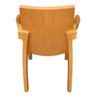 Dakota Jackson Maple Wood "Library" armchairs, Set of Four