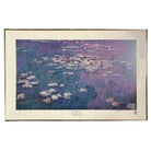 1979 Carnegie Institute "Nympheas" Lithograph Poster By Claude Monet Framed