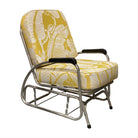 Aluminum Patio/Outdoor Sled Base Rocking Slider Armchair w/ Speed Arms