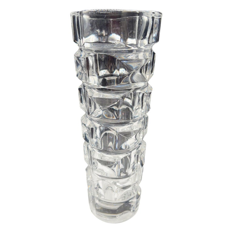 French Leaded Glass Windsor Cristal D'Arques Vase by J. G. Durand for Luminarc