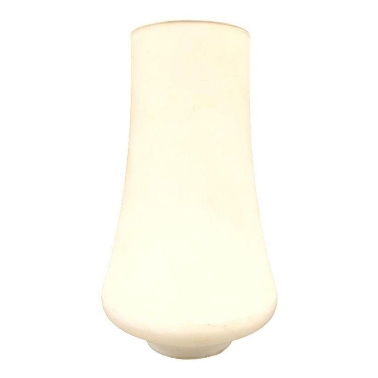 Western Style Frosted Glass Oil Lamp Hurricane Shade