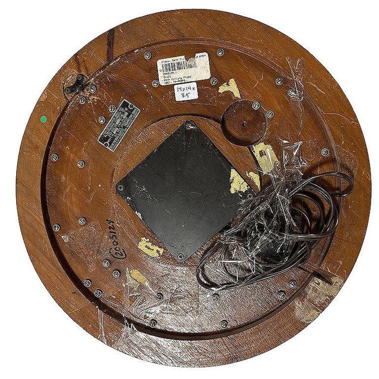 Early Mid-century "Plaza" E931-003 Wall Clock in Walnut by Seth Thomas