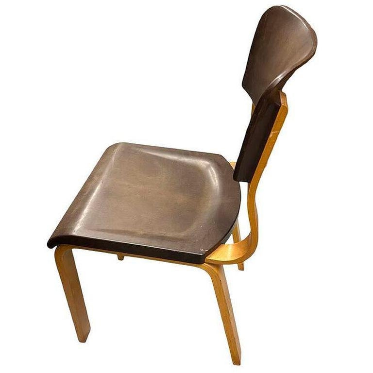 Art Deco Thonet Bentwood Dining Chair w/ Bakelite Seat