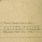 1955 Tropical "Private Lodge & Lounge" Architectural Prepared by Rucker Fuller