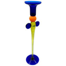 Czechoslovakian Bohemia Art Glass Butterfly Candlestick Holder by Jiri Sugajek