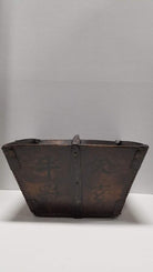19th Century Wood Rice Container