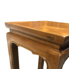 Ming Style Carved Oak Rectangular Incense Plant Stand