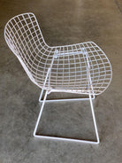 White Wire Side Chair by Harry Bertoia for Knoll, Pair Circa 1952