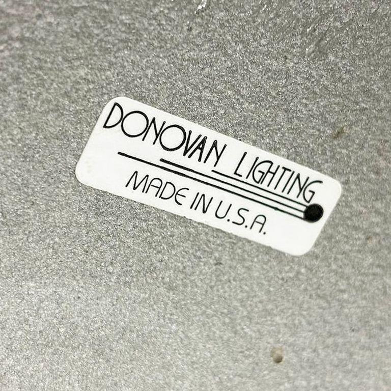 1980s "Metro 1800" Spun Aluminum Wall Sconce by Donovan Lighting, 2 Available