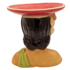 MCM Shawnee Pottery 896 Hawaiian Hula Girl Polynesian Pink Plant Bust Vase