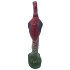 Mid-century Matching Miniature Pink Flamingo Ceramic Tabletop Figure Statues