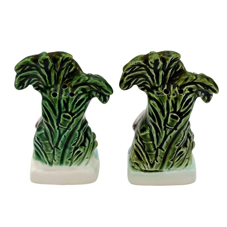 Mid-century Florida Flamingo Ceramic Salt & Pepper Shaker Set
