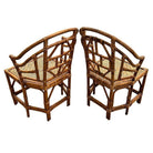 Brighton Pavilion Style Rattan Dining Armchairs