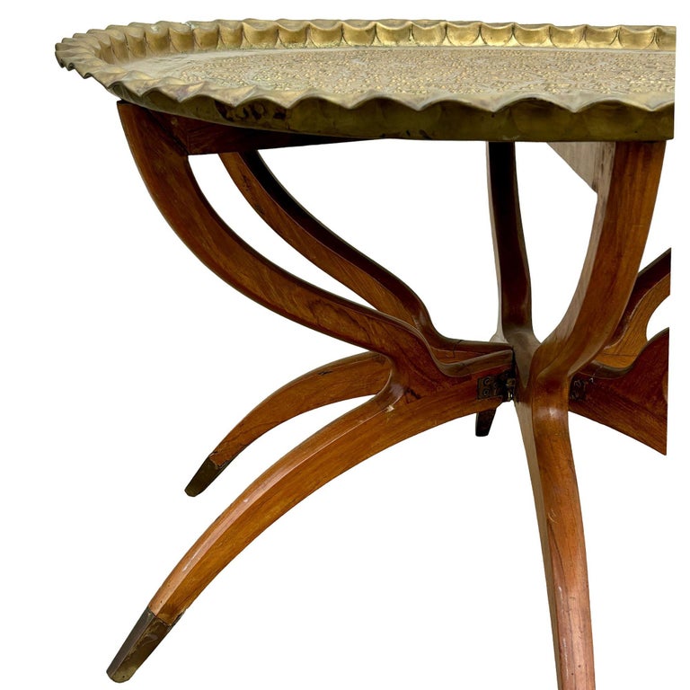 Mid-century Moroccan Moorish Tray Coffee Table