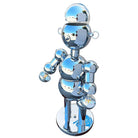 1975 Post-Modern Chrome Bubble Ball Robot Table Lamp by Torino Lamps