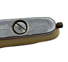 Mid-Century Novelty Sarome Japan Cruise Ship Enameled Lighter, Yellow & Red