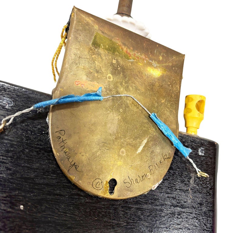 2013 Untitled "Assemblage" Found Art Wall Sculpture by Sharon Brooks w/ Catalog