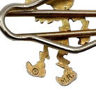Mid-century Gold-Tone Reddy Kilowatt Advertising Tie Clip Pin