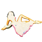 MCM Hawaiian Art Pottery Pin-up Yellow Hula Girl Wall Sculpture