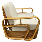 Restored 5-Strand Rattan "Double-Speed" Arm Sofa & Lounge Chair Living Room Set