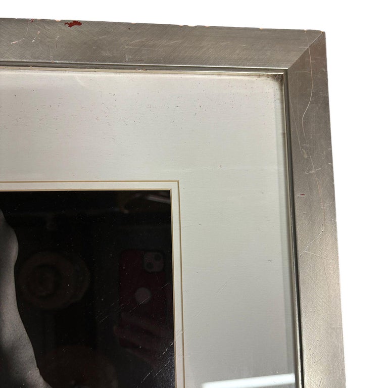 Framed Black and White Photography Print of Nude Figure