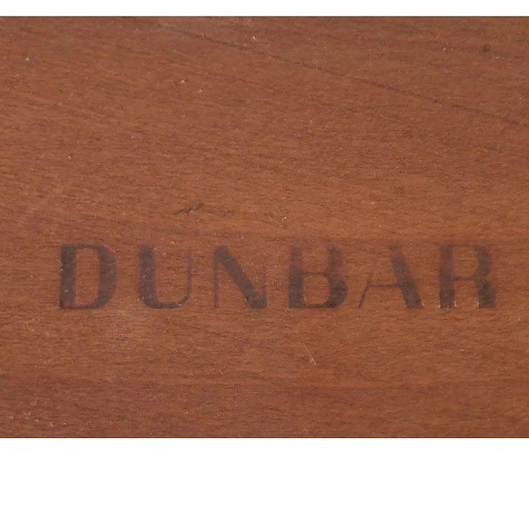 Pair of Teak and Mahogany Mid Century Nightstands by Edward Wormley for Dunbar