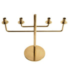 Scandinavian Modern Brass Candle Holder Candelabra by Hans-Agne Jakobsson, Pair