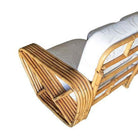 Restored Art Deco Six-Strand Square Pretzel Seven-Seat Sectional Sofa