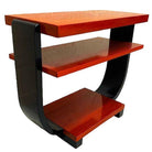 Two-Tone Geometric Art Deco Side Table by Gilbert Rohde for Brown Saltman