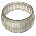 Art Deco Frosted Glass Ceiling Pendant Center Ring Shade