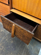 John Keal Wall Unit / Vitrine with Drawers for Brown Saltman