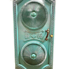 Mid-century Hollywood Regency Grand Turquoise Door w/ Custom Handles