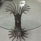43" Round Extruded Iron Outdoor/Patio Dining Table Coated, 3 Available