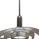 Mid-Century "Saturn" Ceiling Aluminum 19" Pendant by Kurt Versen, 16 Available