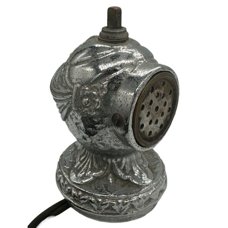 Medieval Knight Helmet Chrome Eletric Lighter by Omsco
