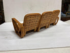 Paul Frankl Style Salesman Sample Miniature Rattan Livingroom Set, 1950