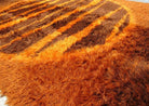 Supernova Shag Rug with Abstract Design, circa 1970