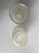 2 " Victorian Style Frosted Laced Hand Blown Glass Shades Six Available