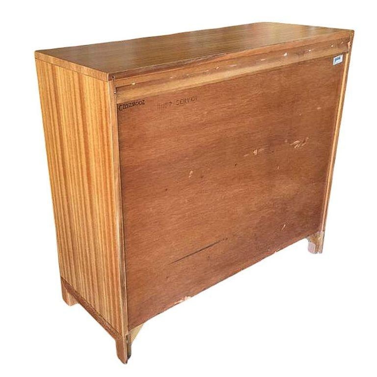 Mid-century 6057 Server Mahogany Sideboard Cabinet, John Keal for Brown Saltman