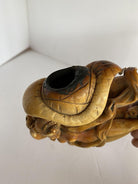 Rare Carved Hand Nude Goddess Meerschaum Pipe in Case, Circa 1890