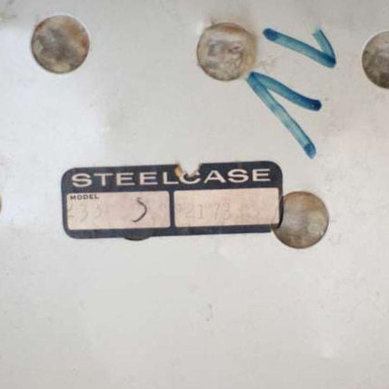 Set of Four Steelcase Industrial Tanker Chairs