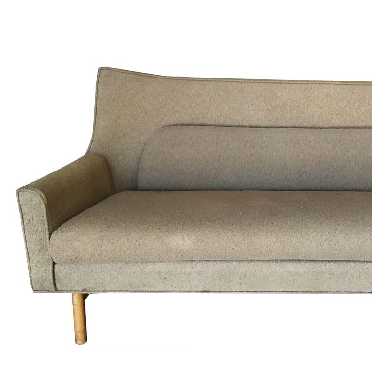 Paul McCobb "Pagoda" Style Arched Wing Sofa
