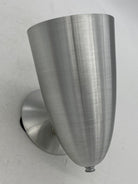 Mid Century Spun Aluminum Torchiere Wall Sconce, Unused Old Stock