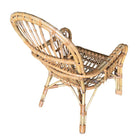 Restored Franco Albini Style Stick Reed Rattan Lounge Chair