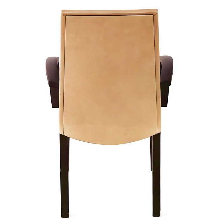 Dakota Jackson "Ke-Zu" Camel Leather Armchair