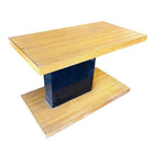 Two Tone, Two Tier Mid-Century Modernist Walnut Side Table
